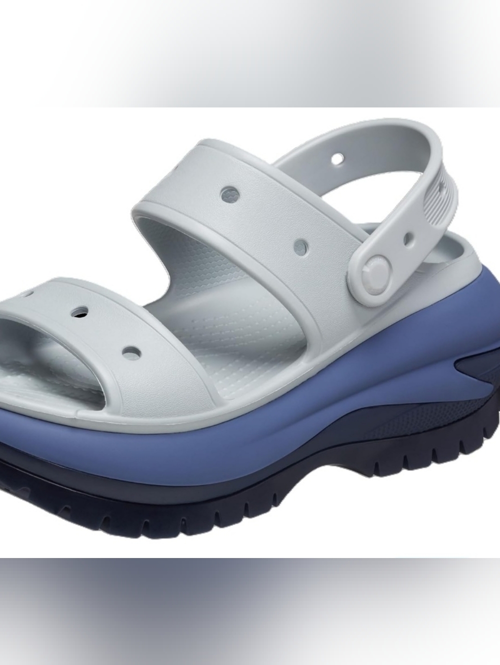 Size 9 - 🆕️ CROCS Unisex Adult Mega Crush Clogs Mirage/Multi